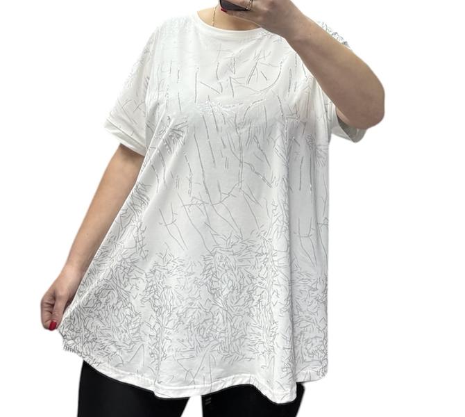 Футболка Elena&Vika (54-64) 25010 white (лето)