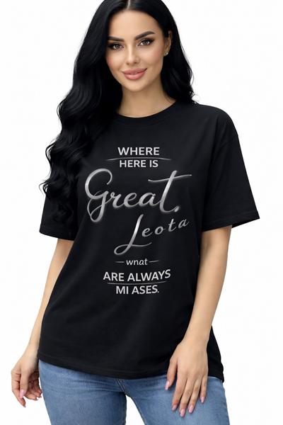 Футболка Elena&Vika (46-50) 25033 black (лето)