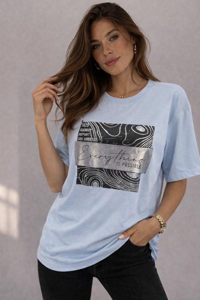 Футболка Elena&Vika (46-50) 25036 l.blue (лето)