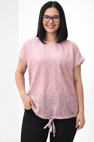 Футболка Elena&Vika (48-56) 25044 pink (лето)