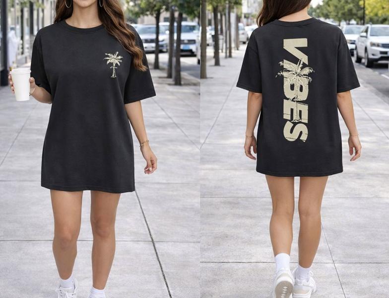 Футболка Elena&Vika (50-54) 25077 black (лето)