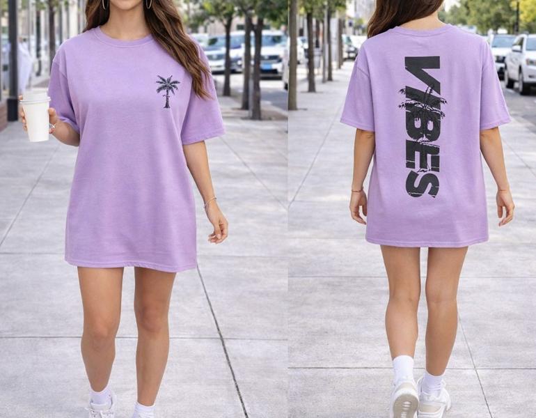 Футболка Elena&Vika (50-54) 25077 lilac (лето)