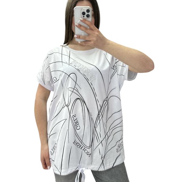 Футболка Elena&Vika (52-56) 25315 white (лето)