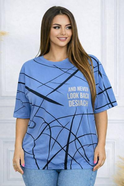 Футболка Elena&Vika (54-58) 26009 l.blue (лето)