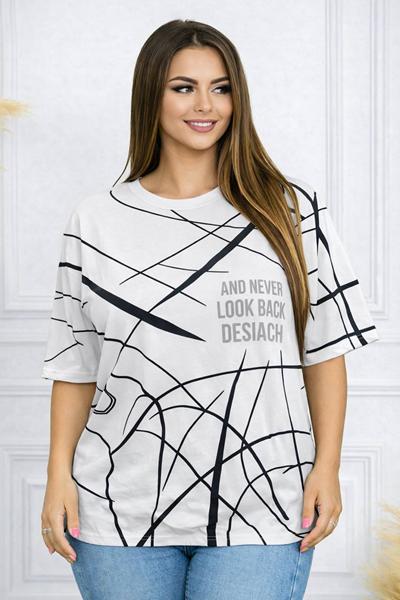 Футболка Elena&Vika (54-58) 26009 white (лето)