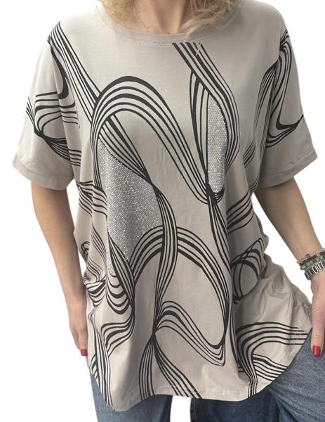 Футболка Elena&Vika (54-58) 26010 grey (лето)