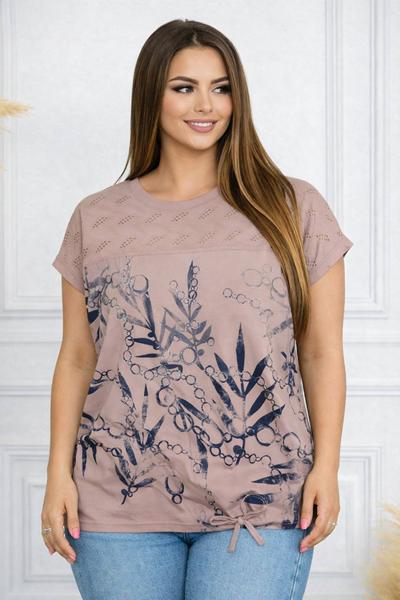 Футболка Elena&Vika (54-58) 26012 beige (лето)