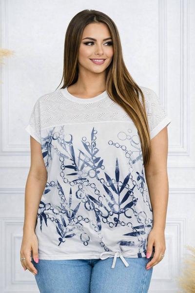 Футболка Elena&Vika (54-58) 26012 white (лето)