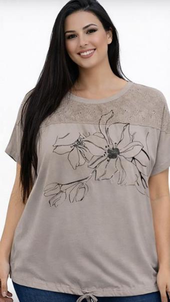 Футболка Elena&Vika (54-58) 26013 grey (лето)