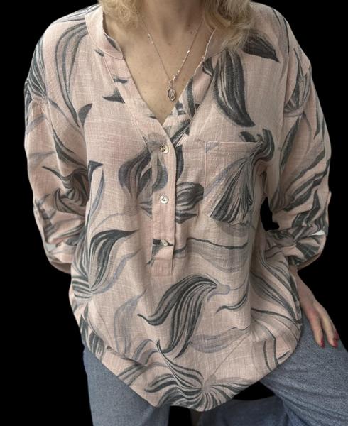 Рубашка Elena&Vika (50-56) 26024 d.beige (деми)