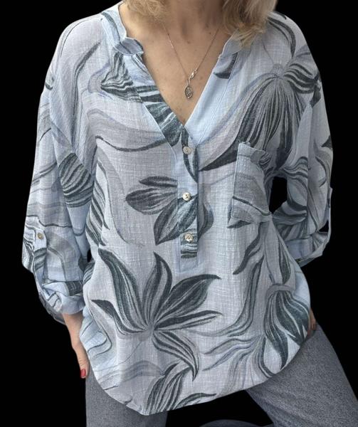 Рубашка Elena&Vika (50-56) 26024 l.blue (деми)