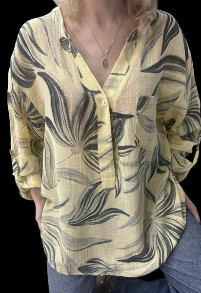 Рубашка Elena&Vika (50-56) 26024 yellow (деми)