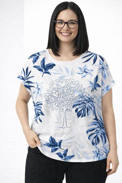 Футболка Elena&Vika (50-56) 26025 white (лето)