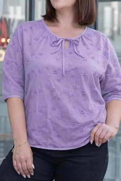 Блузка Elena&Vika (52-54) 26027 lilac (лето)