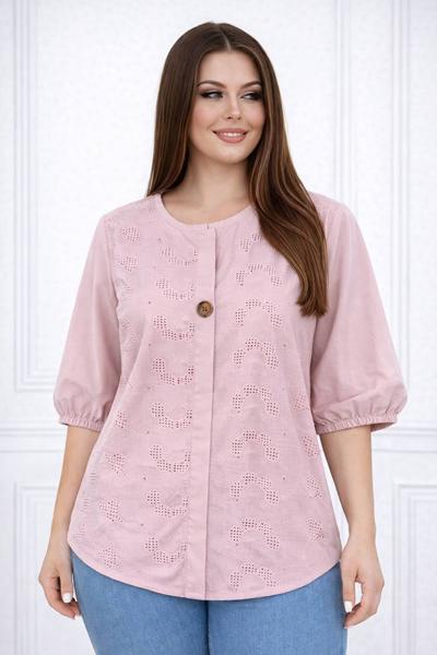 Рубашка Elena&Vika (52-54) 26030 pink (лето)