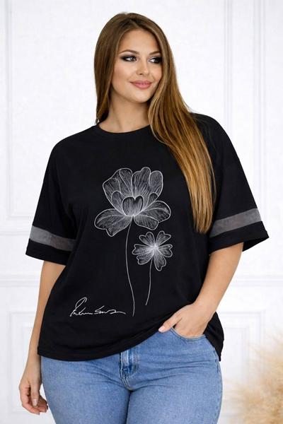 Футболка Elena&Vika (58-62) 26035 black (лето)