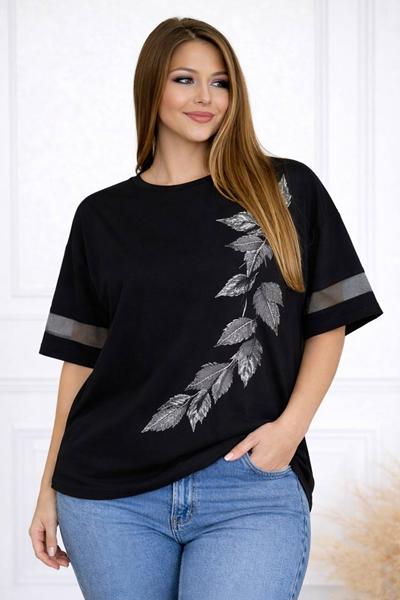 Футболка Elena&Vika (58-62) 26036 black (лето)