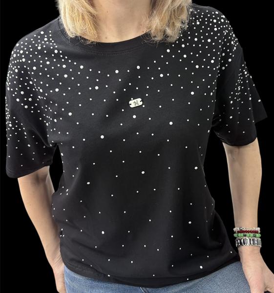 Футболка Elena&Vika (46-50) 26108 black (лето)