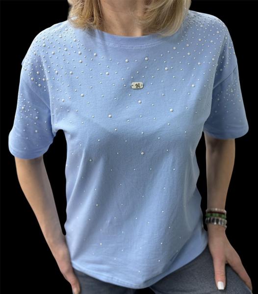 Футболка Elena&Vika (46-50) 26108 l.blue (лето)