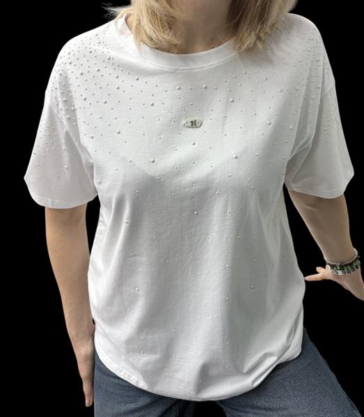 Футболка Elena&Vika (46-50) 26108 white (лето)