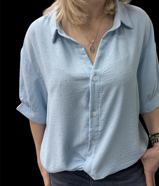 Рубашка Elena&Vika (48-52) 26120 l.blue (лето)