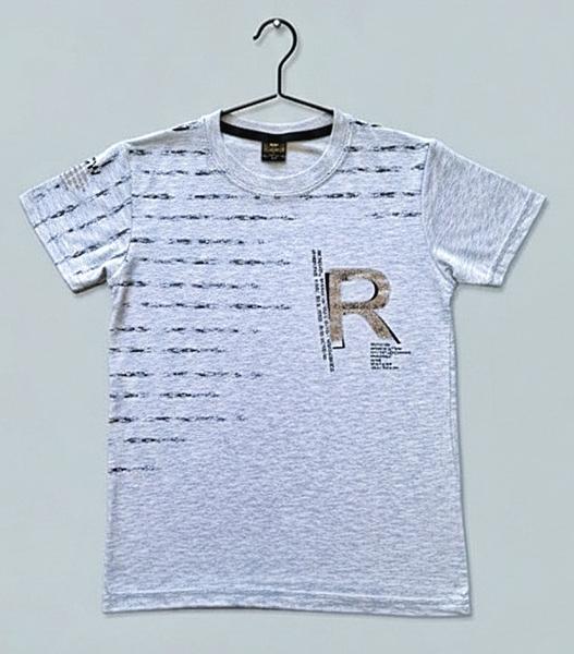 Футболка Dino (9-12) DN366 l.grey (лето)