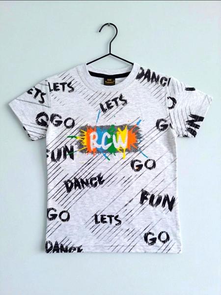 Футболка Dino (9-12) DN388 l.grey (лето)