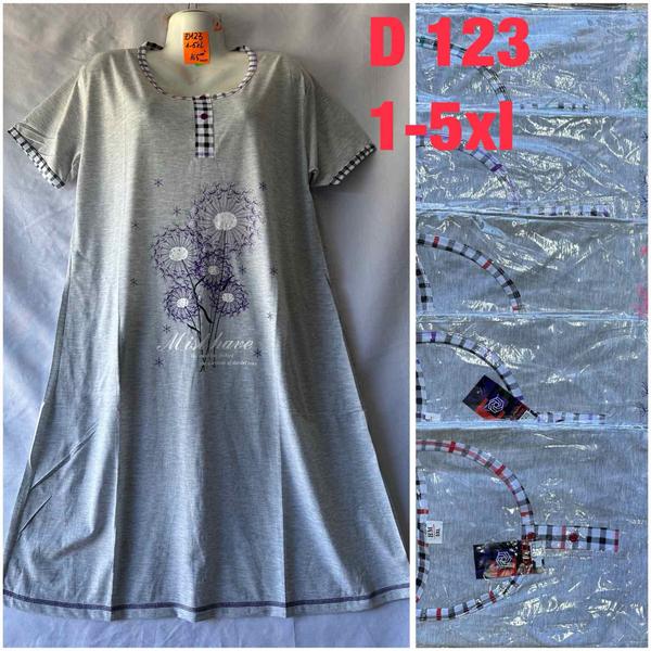 Ночнушка HomeWear (48-58) D123 mix (лето)