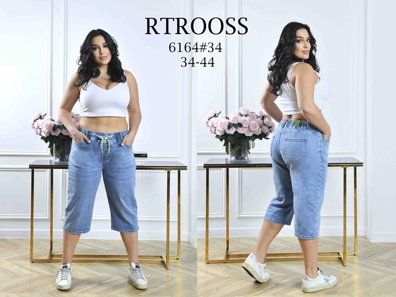 Бриджи Jeans Club (34-44) 6164 l.blue (лето)