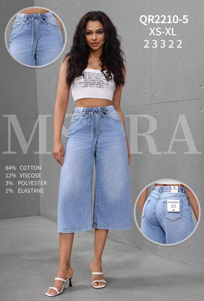 Бриджи Jeans Club (XS-XL) QR2210-5 l.blue (лето)