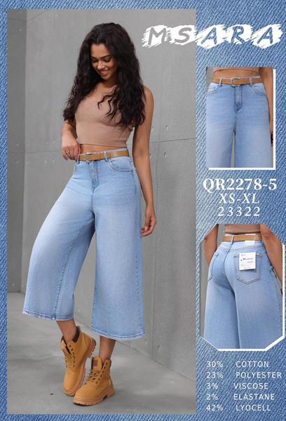 Бриджи Jeans Club (XS-XL) QR2278-5 l.blue (лето)