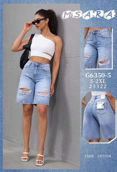 Шорты Jeans Club (S-2XL) G6350-5 l.blue (лето)