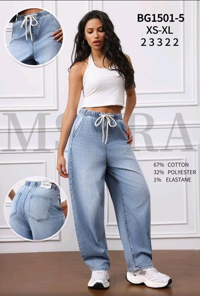 Джинсы Jeans Club (XS-XL) BG1501-5 l.blue (деми)