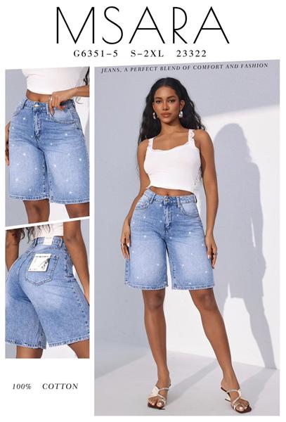 Шорты Jeans Club (S-2XL) G6351-5 l.blue (лето)