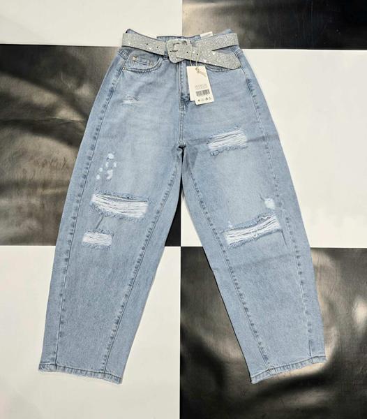 Джинсы Jeans Club (XS-XL) BG1758-5 l.blue (деми)