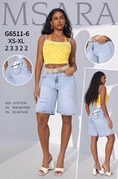 Шорты Jeans Club (XS-XL) G6511-6 l.blue (лето)