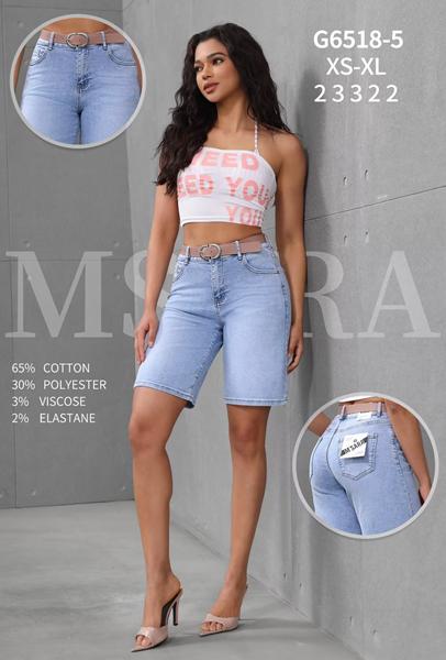 Шорты Jeans Club (XS-XL) G6518-5 l.blue (лето)