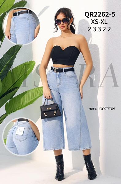 Джинсы Jeans Club (XS-XL) QR2262-5 l.blue (деми)