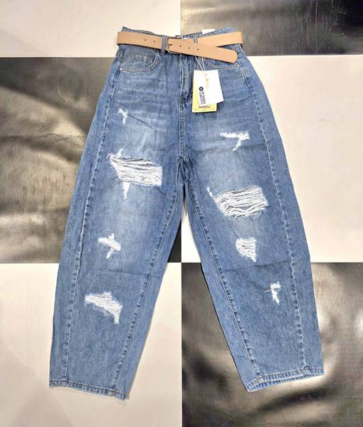 Джинсы Jeans Club (XS-XL) BG1371-4B l.blue (деми)