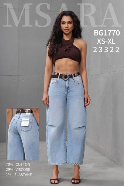 Джинсы Jeans Club (XS-XL) BG1770 l.blue (деми)