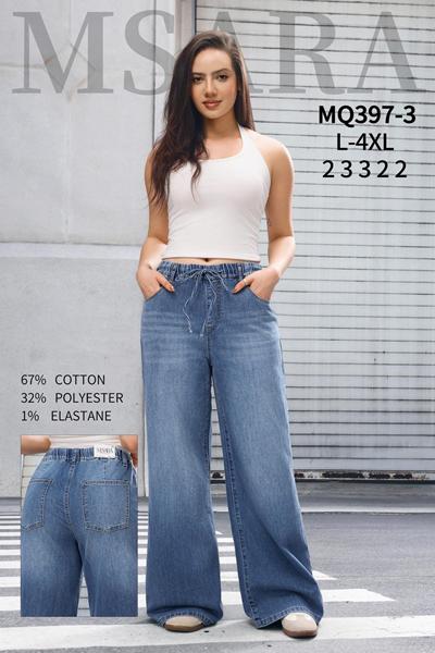 Джинсы Jeans Club (L-4XL) MQ397-3 blue (деми)