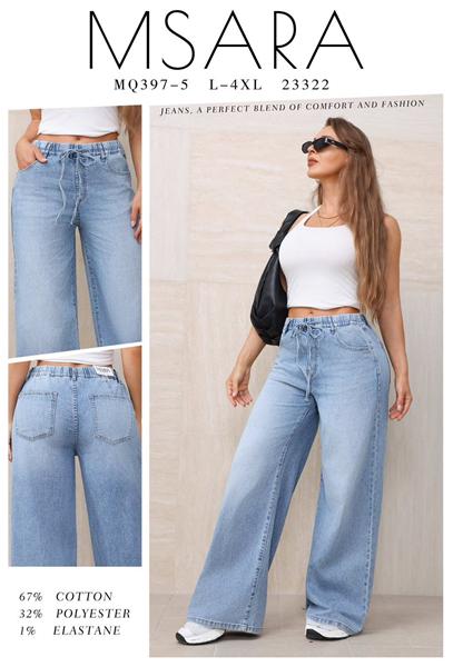 Джинсы Jeans Club (L-4XL) MQ397-5 l.blue (деми)