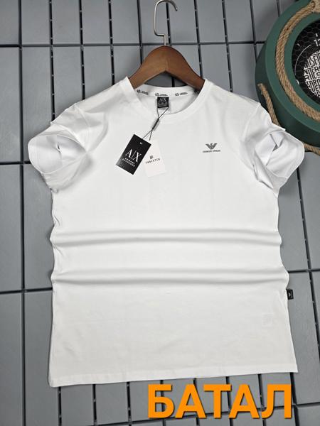 Футболка Hous Of Timur (3XL-7XL) HT1453 white (лето)