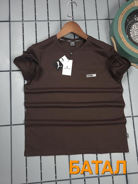 Футболка Hous Of Timur (3XL-7XL) HT1456 brown (лето)