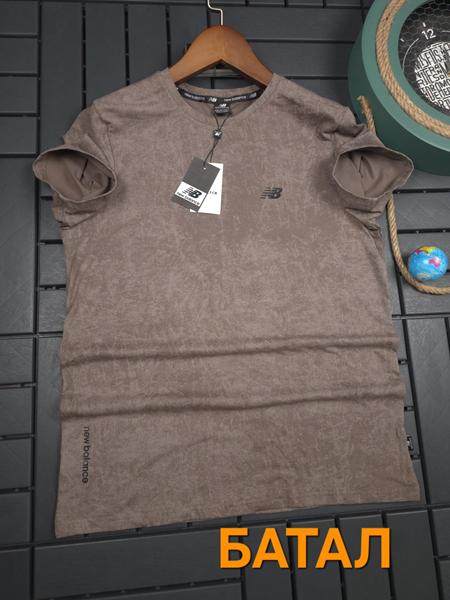 Футболка Hous Of Timur (3XL-7XL) HT1633 brown (лето)