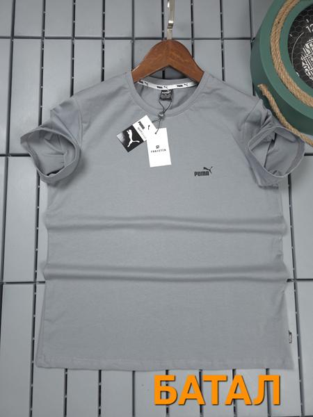 Футболка Hous Of Timur (3XL-7XL) HT1490 l.grey (лето)