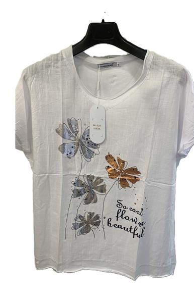 Футболка Orange Chinese (XL-4XL) 325 white (лето)