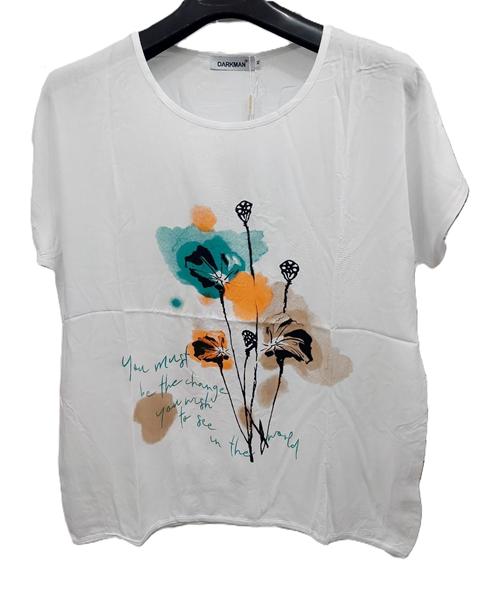 Футболка Orange Chinese (XL-4XL) 305 white (лето)