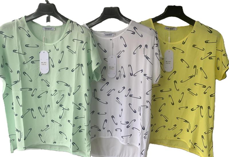 Футболка Orange Chinese (XL-4XL) 292 yellow (лето)