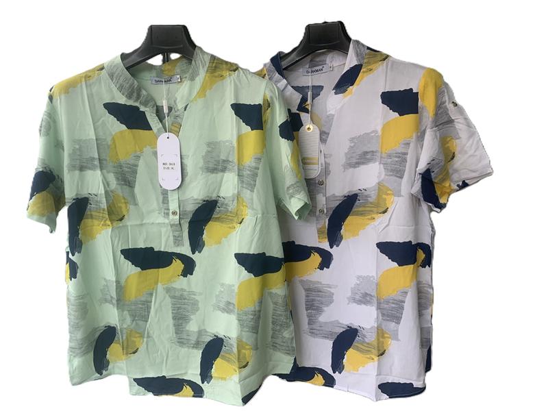 Блузка Orange Chinese (XL-5XL) 363 white (лето)